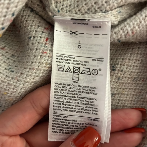 Gap off white sweater size large - Picture 5 of 6